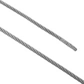 PrimeMatik - 2,0 mm roestvrijstalen kabel in een spoel van 6 m