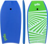 Yello Slick ZigZag Bodyboard 41'' - 105 x 56 cm - Bleu / Vert - 157-167cm / 82kg