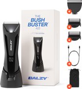 BALZY BushBuster 4.0 - Tondeuse corps pour zone pubienne - Bodygroomer hommes - Étanche - Rasage en toute sécurité - Rechargeable