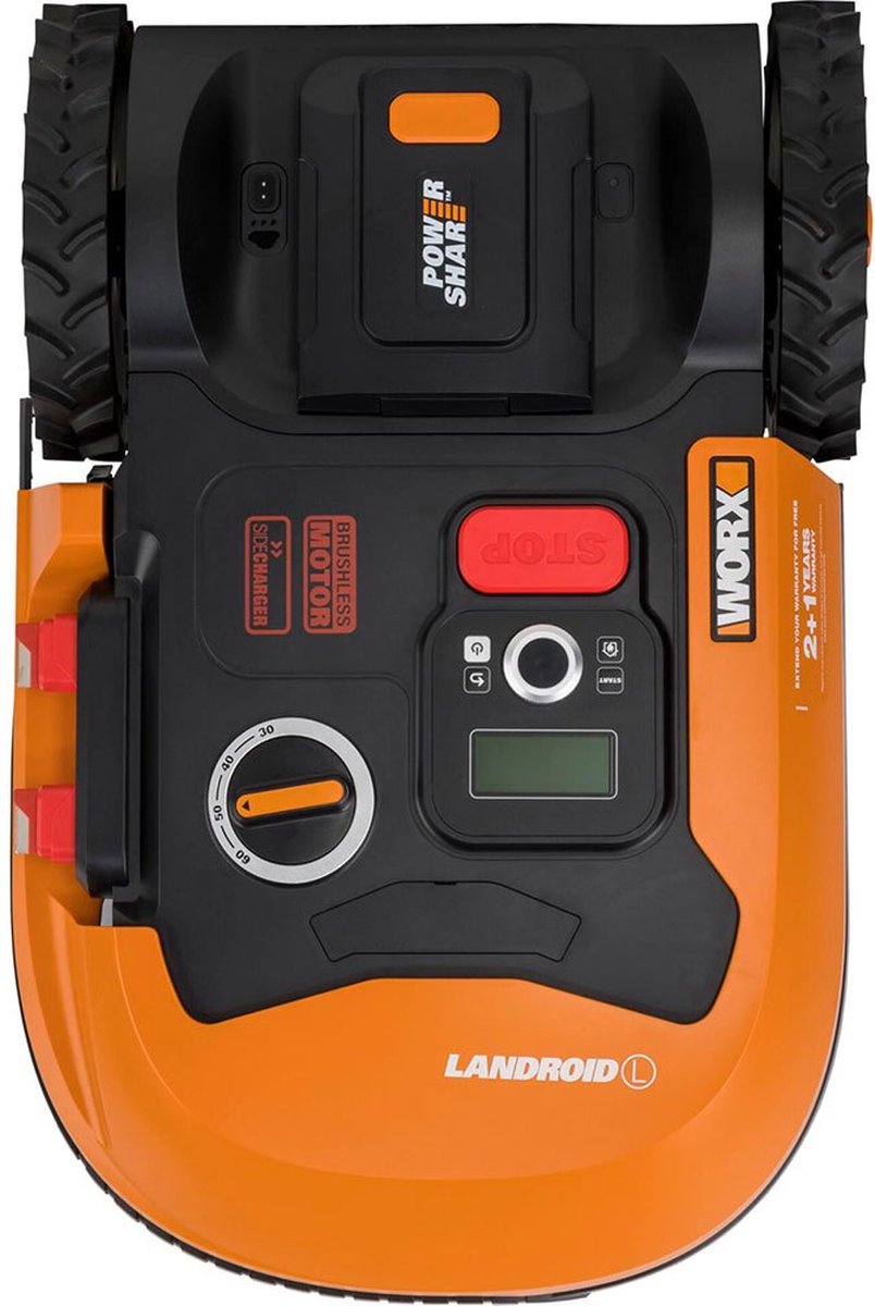 Afbeelding 2 van Worx Wr147e.1 Landroid L1000 Robotmaaier Oranje