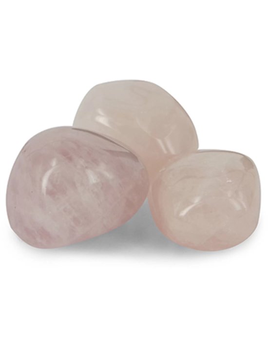 Quartz rose AB pierres roulées 100 gr. (mt3)