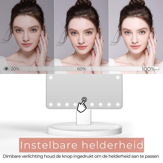 Hollywood Spiegel mit 15 LEDs Spiegelleuchte Schminklicht USB Make-up Spiegel DE Hollywood Spiegel mit 15 LEDs Spiegelleuchte Schminklicht USB Make-up Spiegel DE