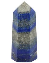 Lapis Lazuli edelsteen punt - obelisk - 7-8 cm - crystal - healingstones - lapis - blauw - steen