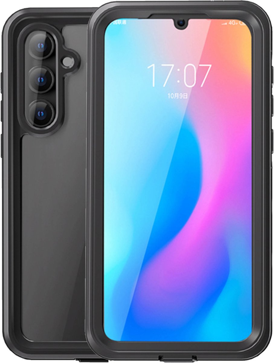 Redpepper Dot Plus Waterproof Backcover geschikt voor Samsung Galaxy A55 - Zwart