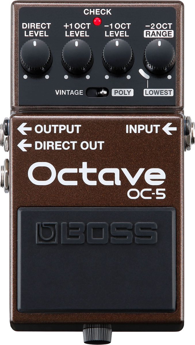 Boss OC-5 - Octave effectpedaal - Zwart