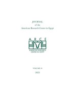 Journal of the American Research Center in Egypt, volume 59