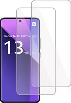 2x Screenprotector geschikt voor Xiaomi Redmi Note 13 Pro+ – Gehard Glas - Proteqt+