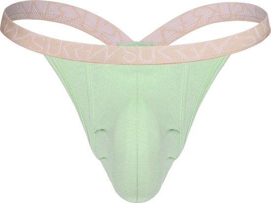 Sukrew Bubble Thong Apple Green - MAAT XS - Heren Ondergoed - String voor Man - Mannen String