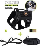 Always Prepared © Pro K9 Y Tuig - Halsband - Riem – Middel en grote hond – Zwart - S