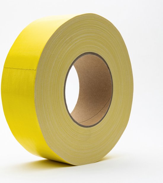 Megatape MCT 300 Gaffa tape 50 mm x 50 mtr Geel (6 rollen) bol