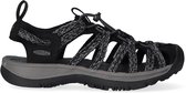 Sandales de marche Keen Whisper pour femmes, noir/gris acier | Noir | Polyester | Taille 38 | K1028815