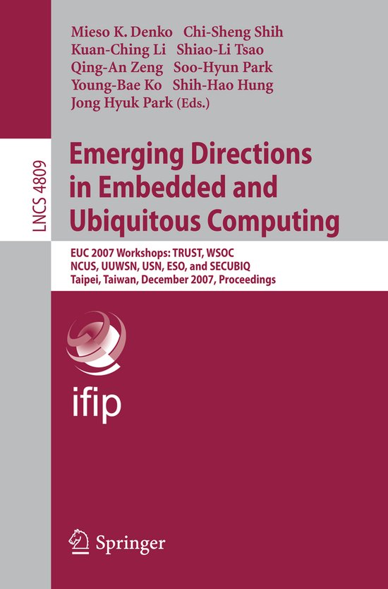 Emerging Directions In Embedded And Ubiquitous Computing - cover