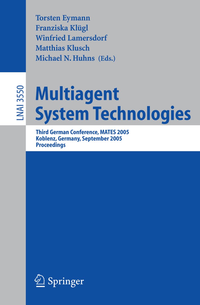 Multiagent System Technologies van