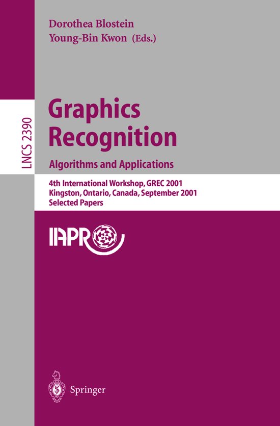 Graphics Recognition. Algorithms and Applications - cover