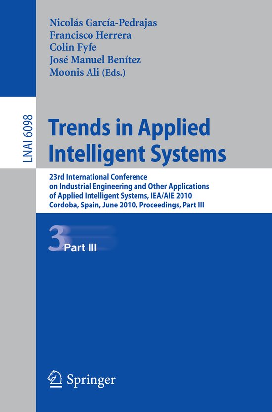 Lecture Notes in Computer Science6098- Trends in Applied Int ... - cover