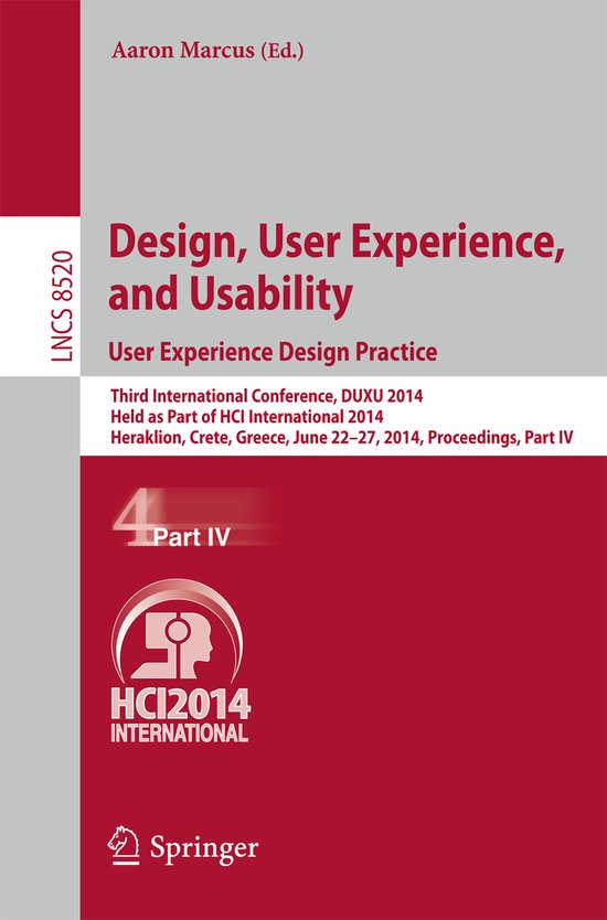 Design User Experience and Usability User Experience Design  ... - cover