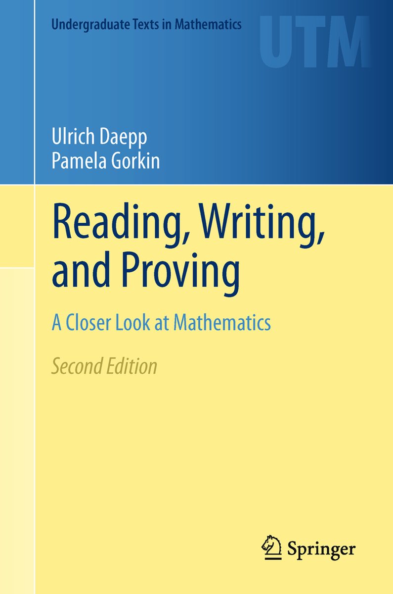 Omslag van Reading, Writing, and Proving