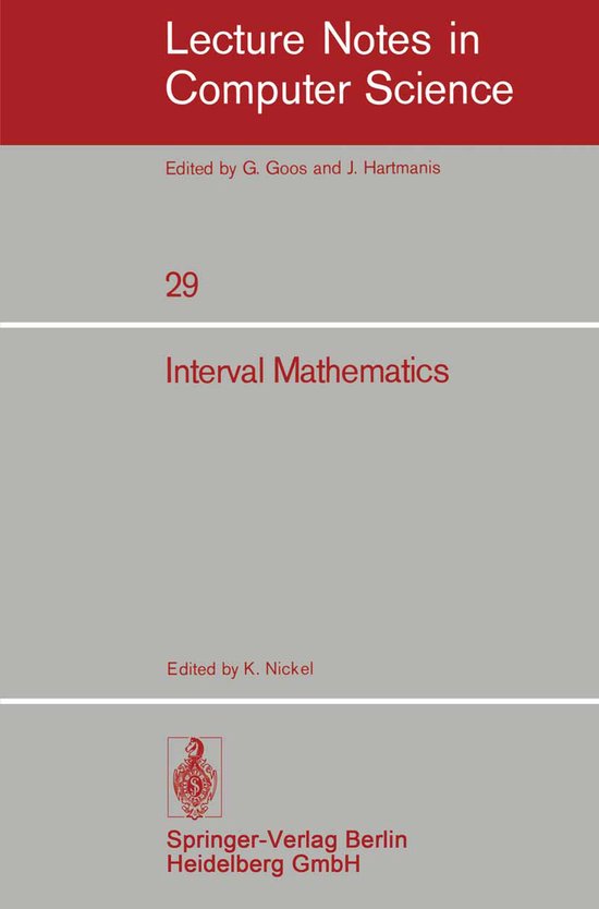 Interval Mathematics | 9783540071709 | Boeken | bol