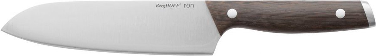 RON Santokumes met donker houten handvat 17,5 cm - Marron -