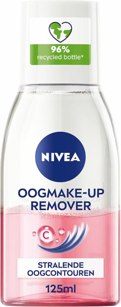 NIVEA Oogmake-Up Remover Stralende Oogcontouren - 3 x 125 ml - Voordeelverpakking