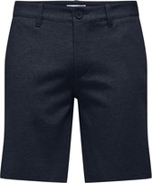 Only & Sons Broek Onsmark 0209 Melange Shorts Noos 22028247 Dress Blues Mannen Maat - XS