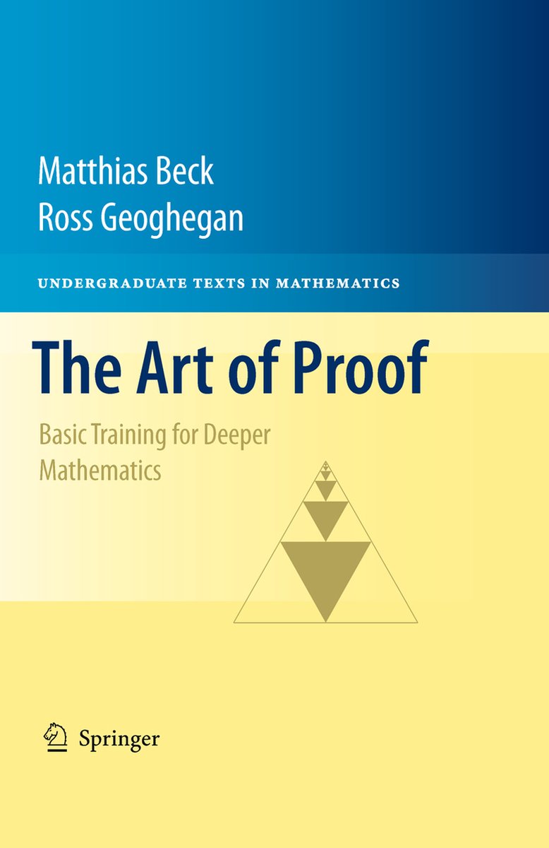 Omslag van Undergraduate Texts in Mathematics-The Art of Proof
