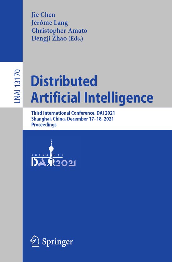 Lecture Notes in Computer Science13170- Distributed Artifici ... - cover