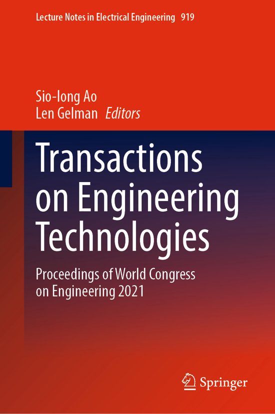 Lecture Notes in Electrical Engineering919- Transactions on  ... - cover