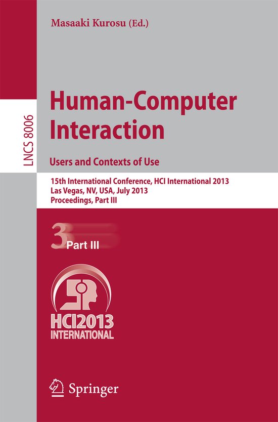 Lecture Notes in Computer Science8006- Human-Computer Intera ... - cover