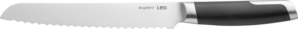 LEO Broodmes Graphite 20cm - Metaal -