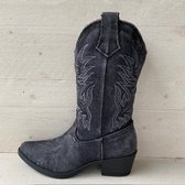 Jeans cowboylaarzen zwart 38 / Zwart