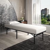 AirSleeperz® opvouwbaar bed Joost Premium - Kleur zwart - Afmeting 90x200 cm - 1 persoons vouwbed - Heavy duty: draagkracht 130 kg
