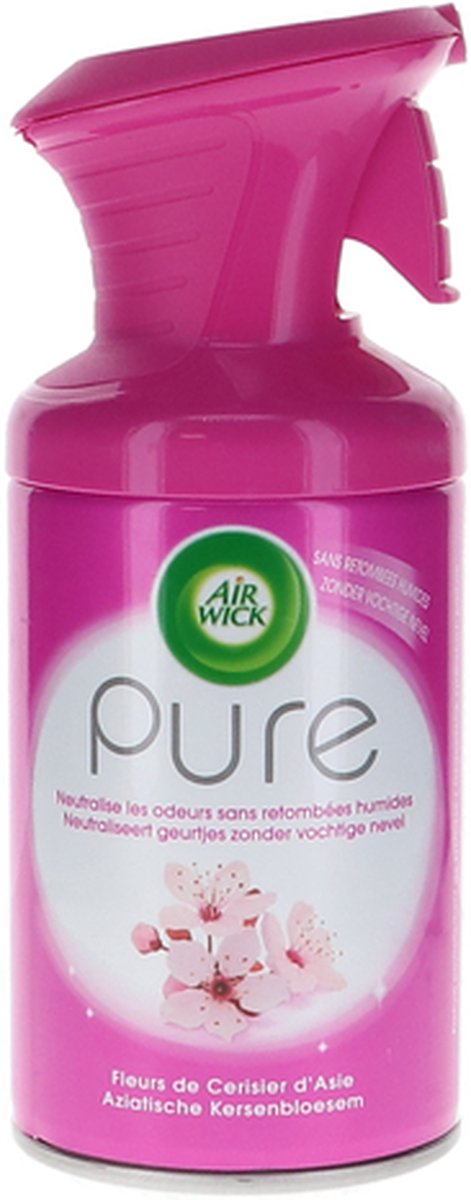 Airwick Pure Luchtverfrisser Cherry Blossom- 10 x 250 ml voordeelverpakking