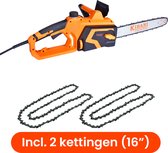 Kibani Kettingzaag Elektrisch – 1800W - Extra Ketting - Zwaardlengte 40 cm - Zaagt tot Ø40.5 cm