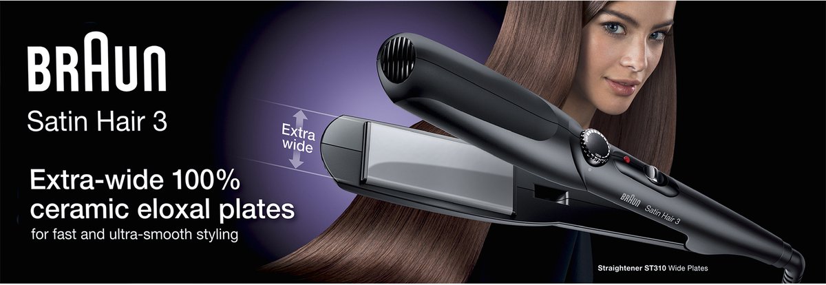 Braun ST310 Satin-Hair 3 Zwart
