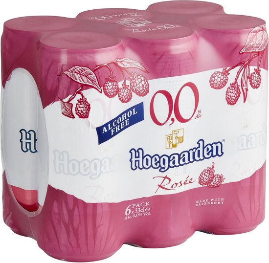 HOEGAARDEN ROSE 0° CANETTE 33CL - 4X6