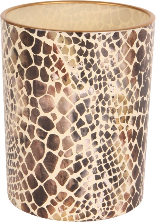 Baroque - Waxinelichtjeshouder - Theelicht glas 12.5 cm - 12.5x10x10 - Glass