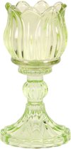 Baroque - Waxinelichtjeshouder - Theelicht glas 15 cm - 15x8x8 - Glass