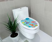 Fermez le couvercle Sticker pour abattant WC | Sticker autocollant toilettes drôles de chat | Fermez le couvercle de l'autocollant en vinyle | Ferme le couvercle - France