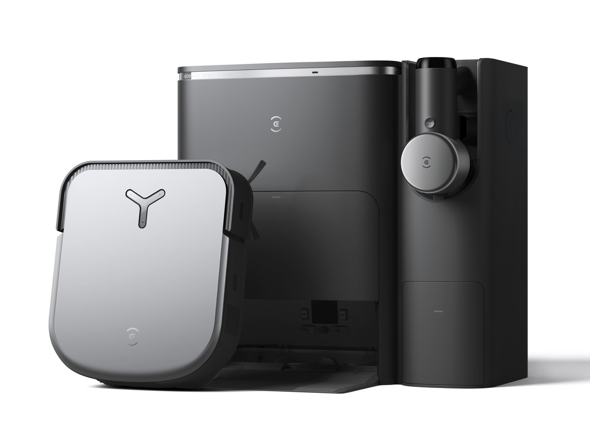 ECOVACS DEEBOT X2 COMBO - Robotstofzuiger + handstofzuiger - Automatisch leegstation - Actief dweilsysteem