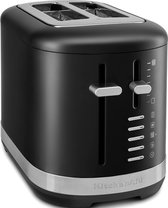 Bol.com KitchenAid broodrooster 2 sleuven 5KMT2109EBM mat zwart aanbieding