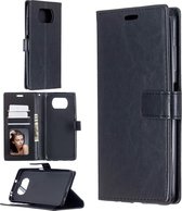 Bookcase Geschikt voor: Xiaomi Poco X3 / X3 Pro - Zwart - portemonnee hoesje