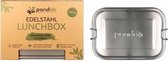 Pandoo RVS Lunchbox - 1200 ML - Herbruikbaar Lunchbox volwassenen - Waterdicht - Siliconen Seal