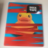 Duck Tape! Ringband 4-rings rood geel blauw Lannoo Graphics