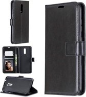 Nokia 5.1 Plus - Bookcase Zwart - étui portefeuille