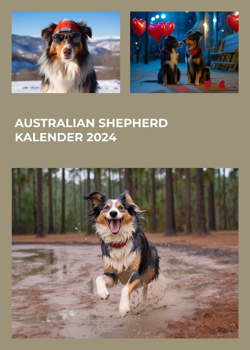 Australian Shepherd 2024 Jaarkalender