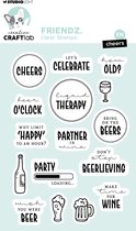 Clear stamps Cheers - Friendz nr. 660