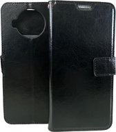 Bookcase Geschikt voor: Xiaomi Redmi Note 9 Pro 5G - Zwart - portemonnee hoesje