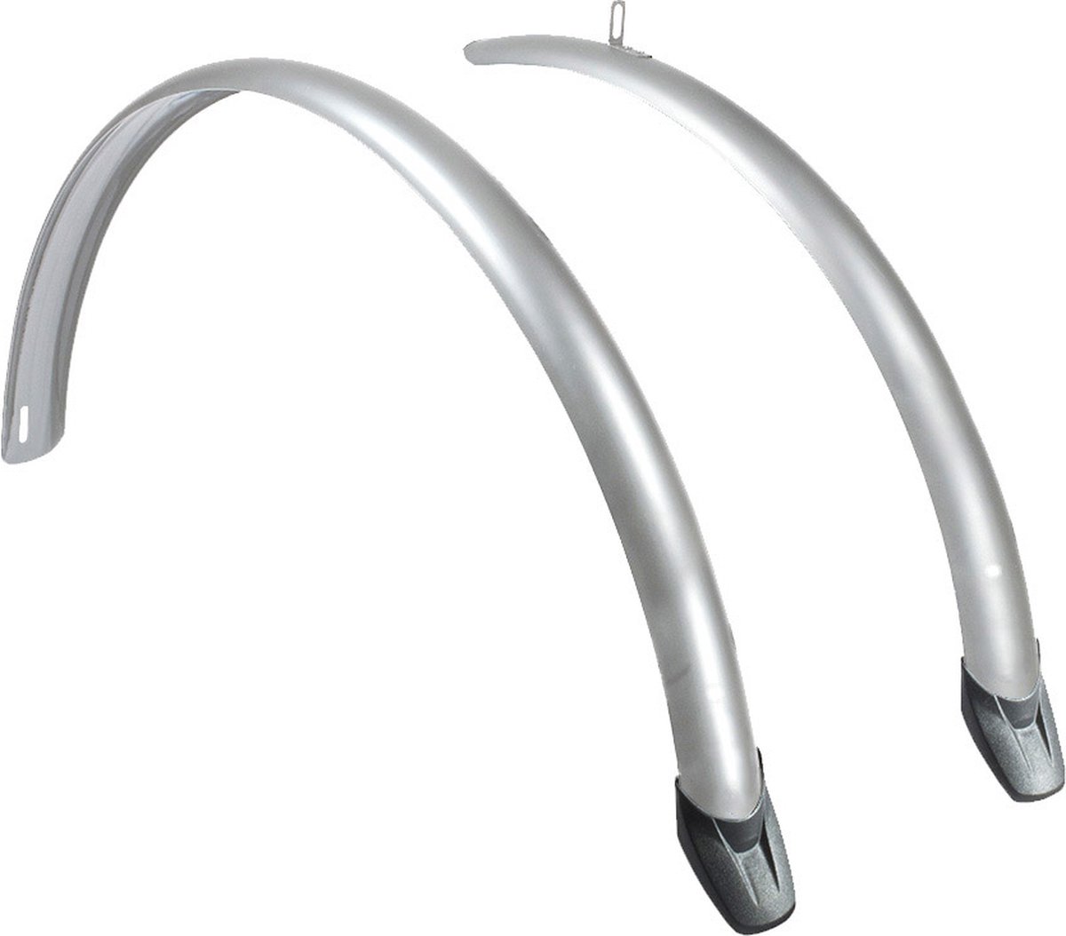 Eurofender Kunststof Spatborden Set 28 Inch Zilver