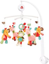 Safari Mobiel, Muziekmobiel voor Baby's, 65-40 cm, Meerkleurig